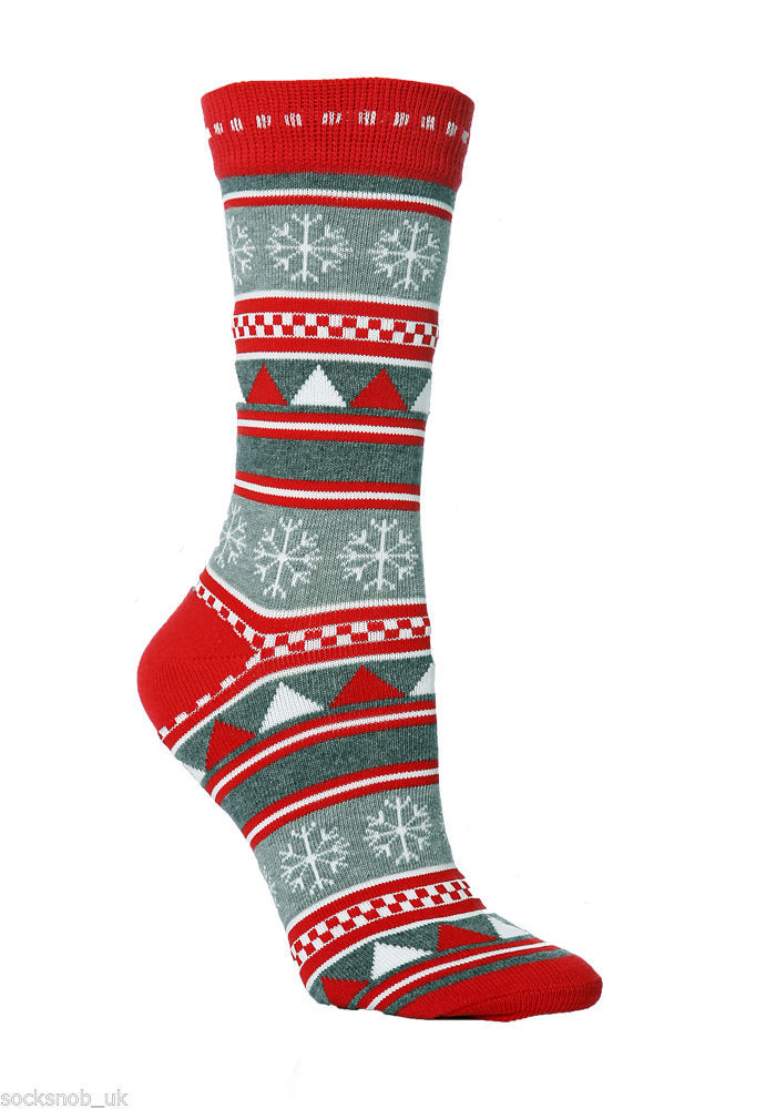 12 Pairs Elk Personalized Christmas Stockings Cotton Socks Bulk Wholesale
